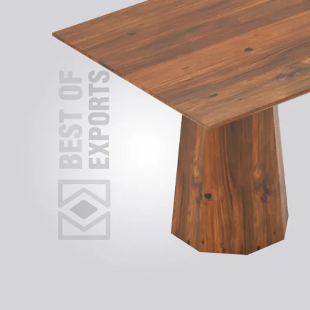 Lava Square Wooden Table (4 Seater)