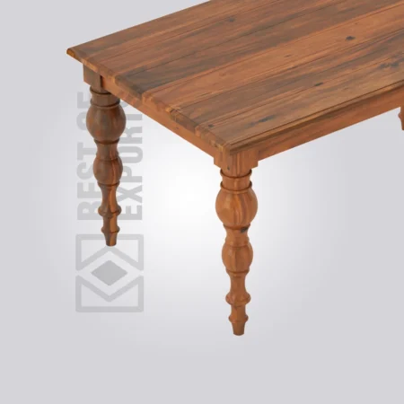 Medon Rectangle Wooden Table (4 Seater)