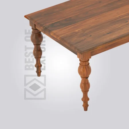 Medon Rectangle Wooden Table (6 Seater)