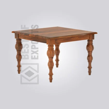 Medon Square Wooden Table (4 Seater)