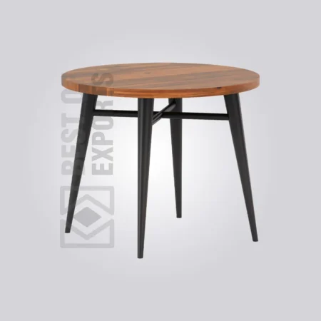 Nort Round Wooden Table (4 Seater)