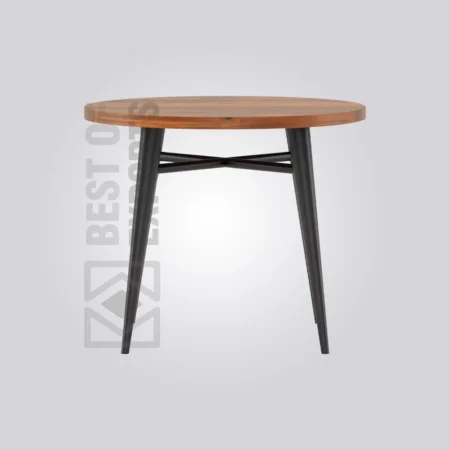 Nort Round Wooden Table (4 Seater)
