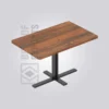 Peter Rectangle Wooden Table (4 Seater)