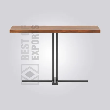 Peter Rectangle Wooden Table (4 Seater)