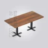 Peter Square Wooden Table (6 Seater)