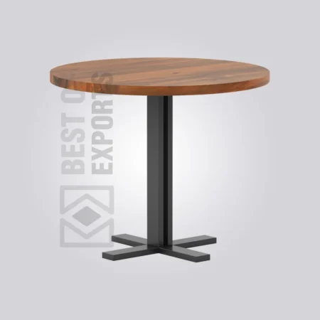 Peter Round Wooden Table (4 Seater)