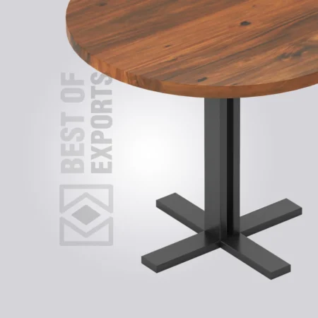 Peter Round Wooden Table (4 Seater)