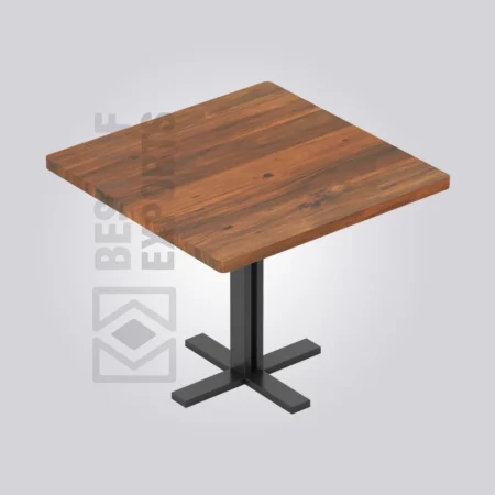 Peter Square Wooden Table (4 Seater)
