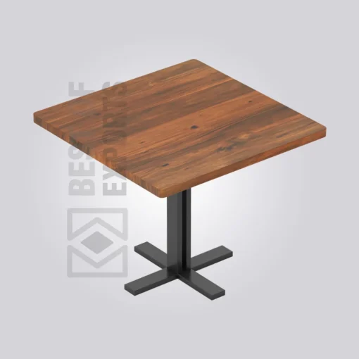 Peter Square Wooden Table (4 Seater)