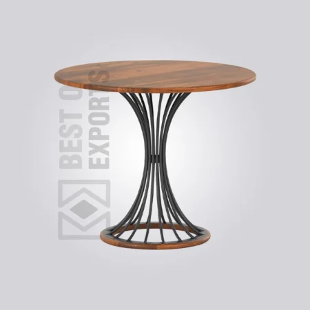 Sofia Round Wooden Table (4 Seater)