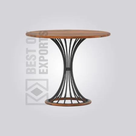 Sofia Round Wooden Table (4 Seater)