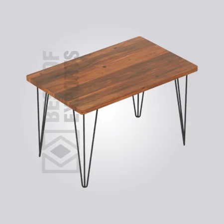Troy Rectangle Wooden Table (4 Seater)