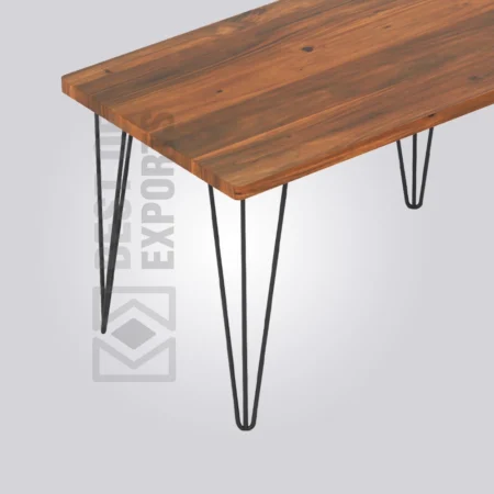 Troy Rectangle Wooden Table (4 Seater)