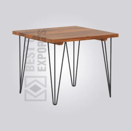 Troy Square Wooden Table (4 Seater)
