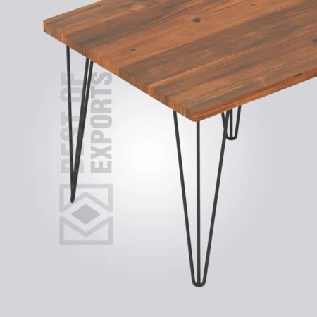 Troy Square Wooden Table (4 Seater)