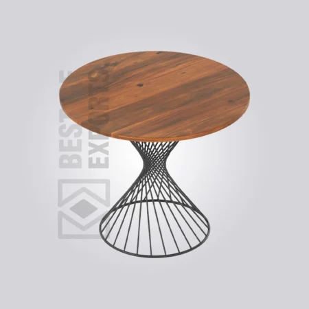Vienna Round Wooden Table (4 Seater)