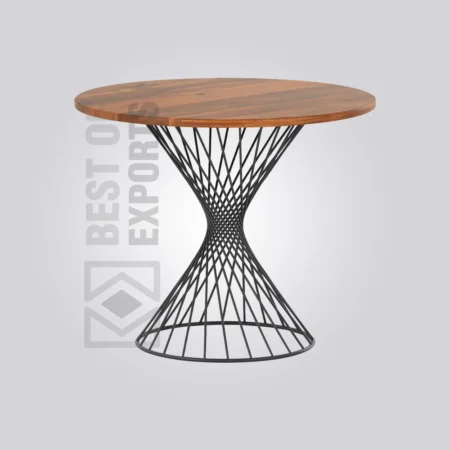 Vienna Round Wooden Table (4 Seater)