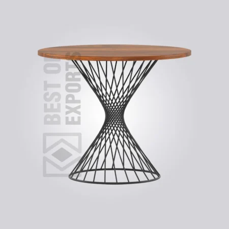 Vienna Round Wooden Table (4 Seater)