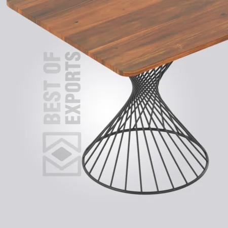 Vienna Square Wooden Table (4 Seater)