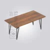 Wells Rectangle Wooden Table (4 Seater)
