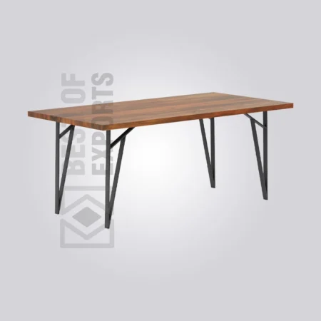 Wells Rectangle Wooden Table (6 Seater)