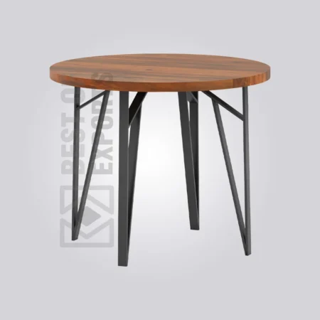 Wells Round Wooden Table (4 Seater)
