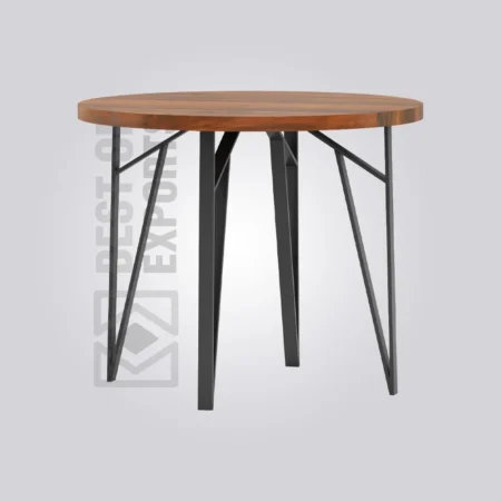 Wells Round Wooden Table (4 Seater)