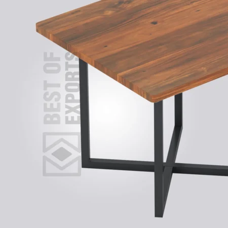 Wolve Square Wooden Table (4 Seater)