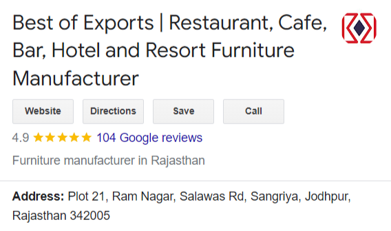 Google My Business - Best of Exports