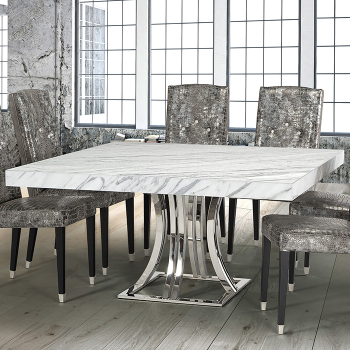 Square Marble Restaurant Tables