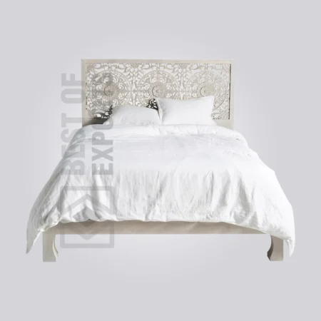 Florence Carved Wooden Bed