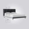 Geometric Grace Upholstered Bed