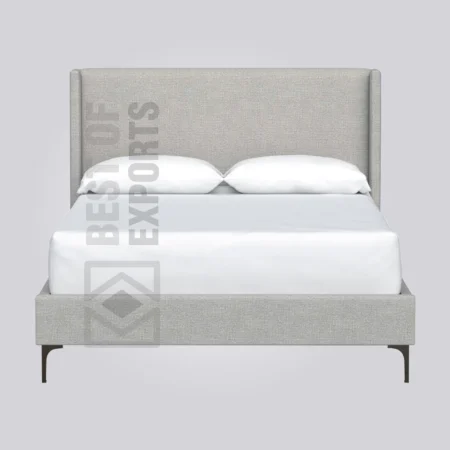 Grey Charlotte Upholstered Bed