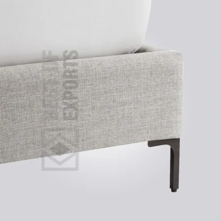 Grey Charlotte Upholstered Bed