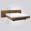 Grid Wooden Bed