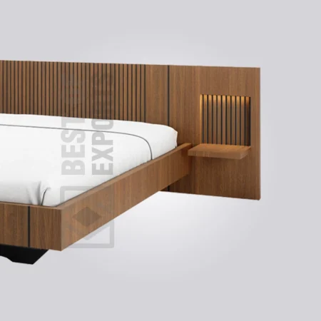 Grid Wooden Bed