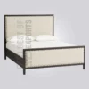 Monarch Charcoal Wooden Bed