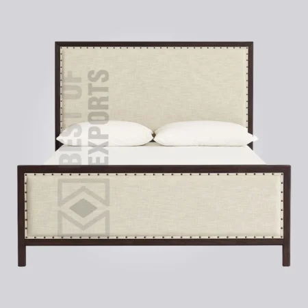 Monarch Charcoal Wooden Bed