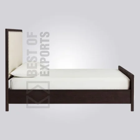 Monarch Charcoal Wooden Bed