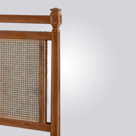 Serene Cane Panel Bed