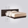 Slate Wooden Panel Bed