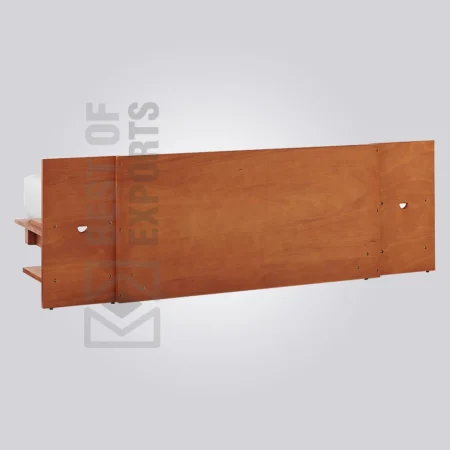 Slate Wooden Panel Bed