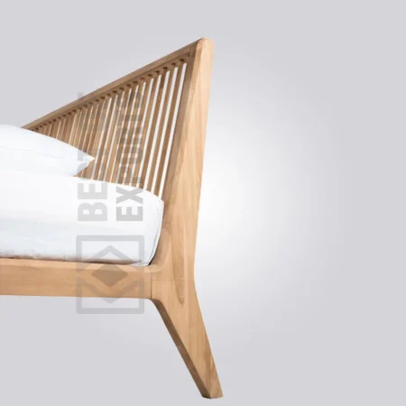 Slatted Wooden Bed