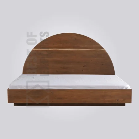 Sun Rise Wooden Panel Bed