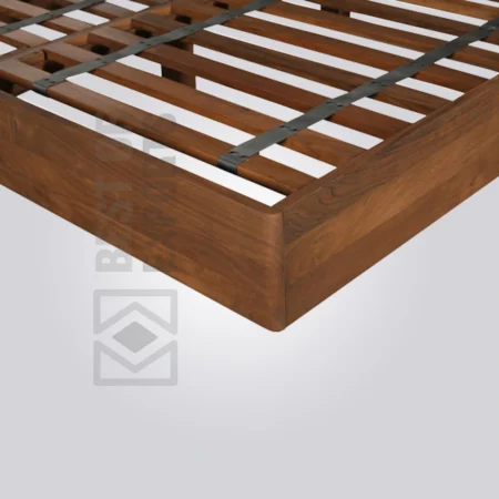 Sun Rise Wooden Panel Bed