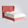 Tufted Wingback Bed