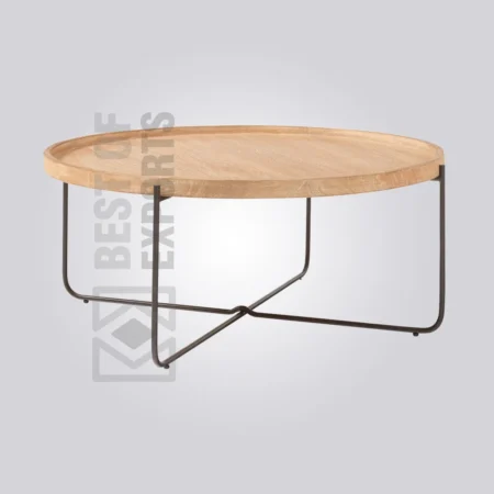 Logan Round Metal Coffee Table