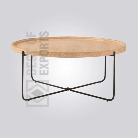 Logan Round Metal Coffee Table