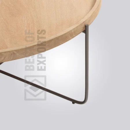 Logan Round Metal Coffee Table