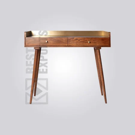 Parker Brass Study Table